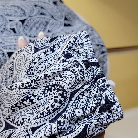 Michael Kors Navy White Womens Top - Picture 3 of 5